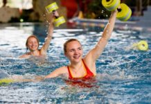 Аквааэробика — водная гимнастика для похудения Аквааэробика - водная гимнастика для похудения