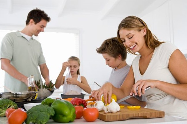 Как совместить семью и диету